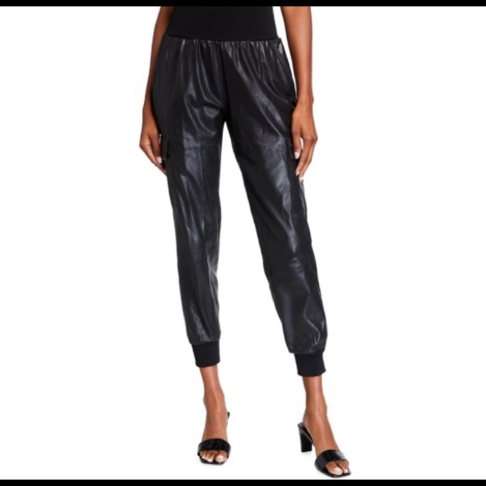 Brand new with tags, Cinq A Sept leather Giles joggers